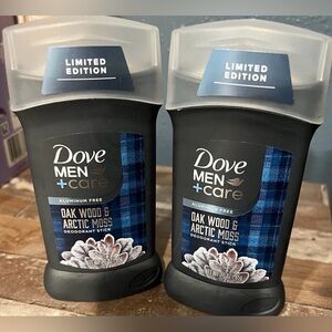 Dove Men Care Limited Edition Oak Wood & Arctic Moss Holiday Deodorant X 2